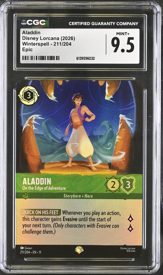 Aladdin - On the Edge of Adventure CGC Graded Mint+ 9.5