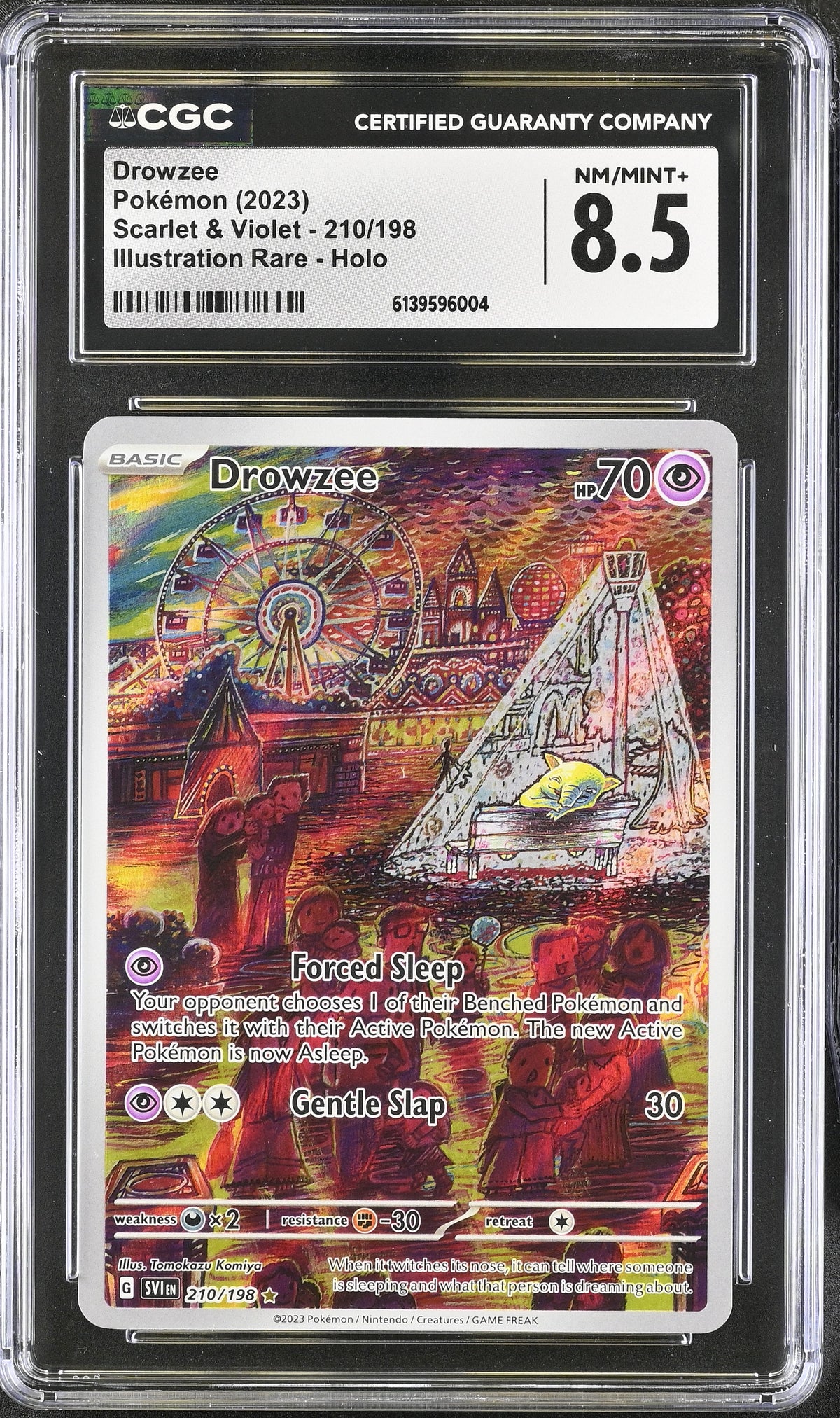 Drowzee CGC Graded NM/Mint+ 8.5