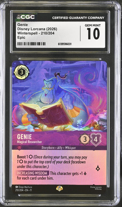 Genie - Magical Researcher CGC Graded Gem Mint 10