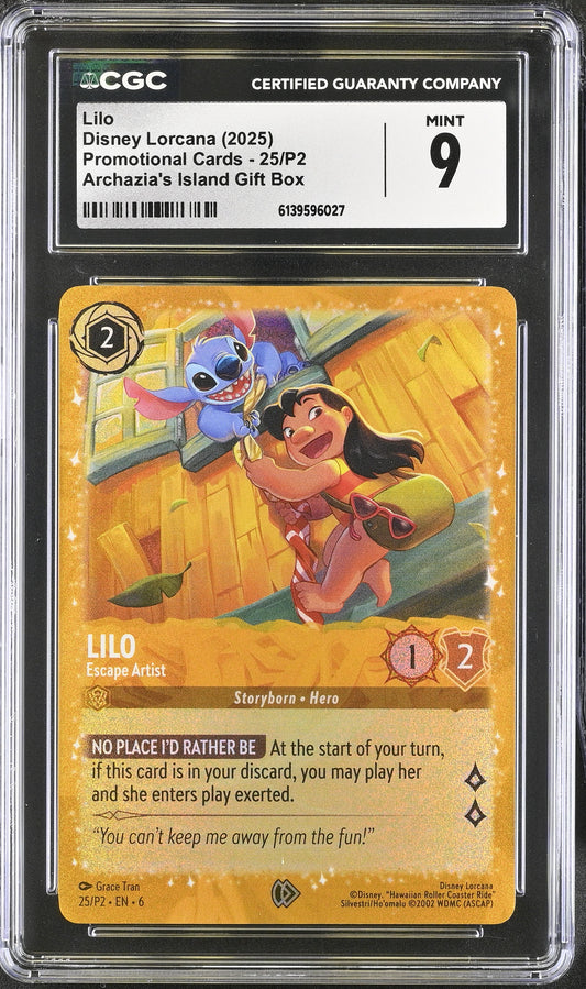 Lilo - Escape Artist CGC Graded Mint 9