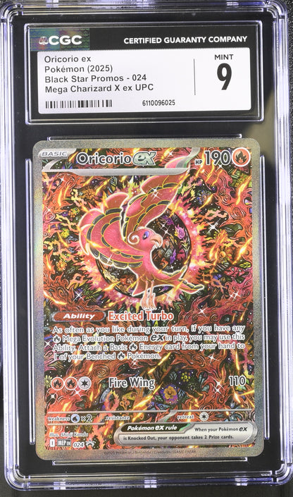 Oricorio ex Black Star Promo CGC Graded Mint 9