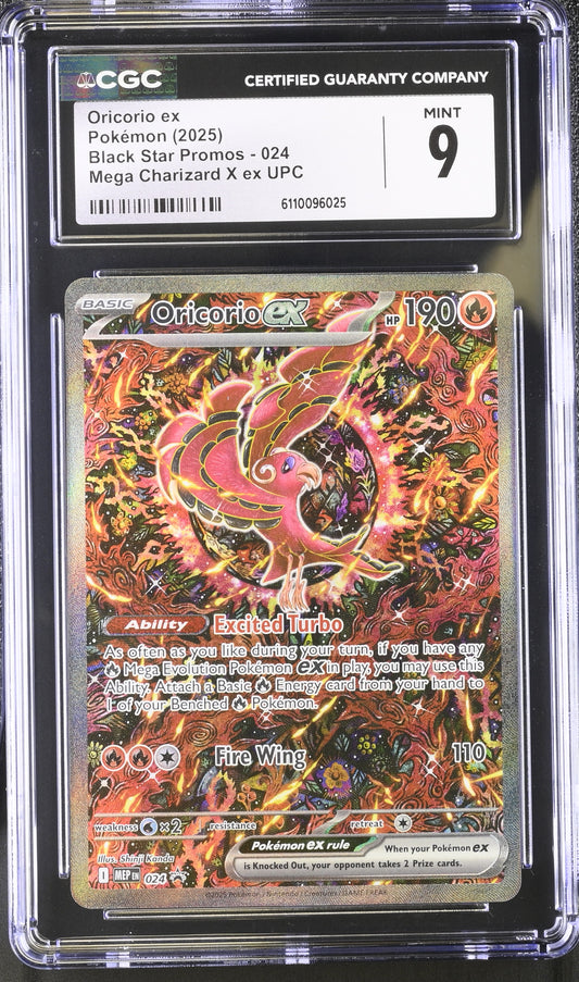 Oricorio ex Black Star Promo CGC Graded Mint 9