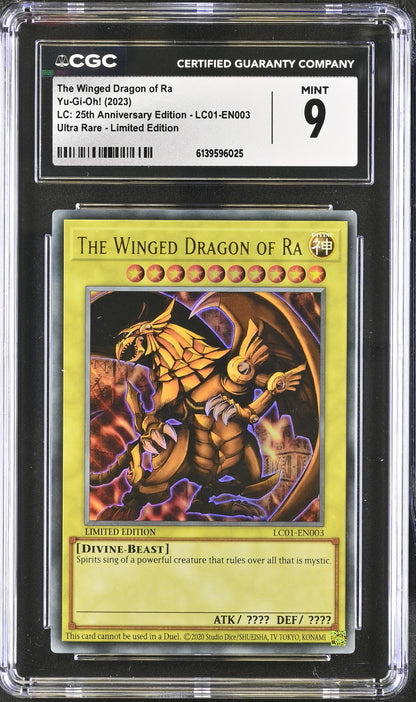 The Winged Dragon of Ra CGC Graded Mint 9